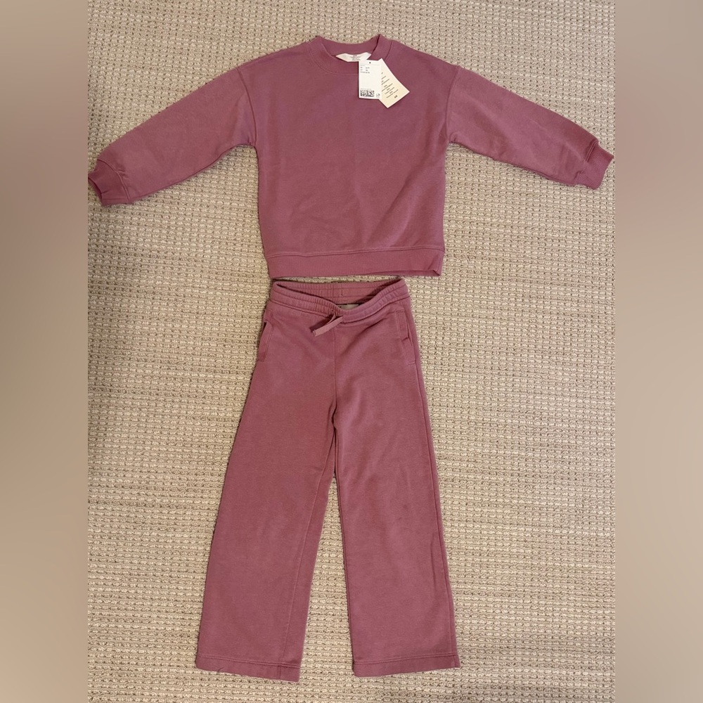 H&M Dusty Pink Sweatshirt Size 6/7 New